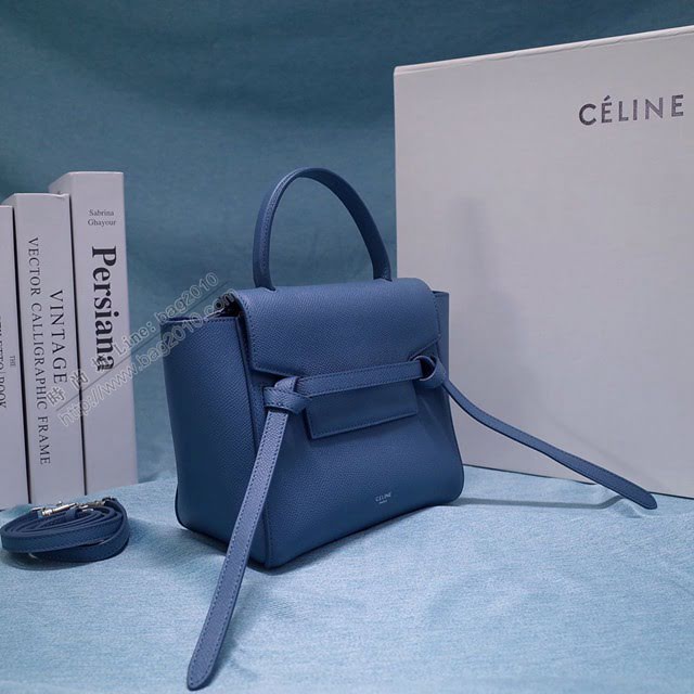 Celine女包 賽琳掌紋牛皮小號手提包 Celine belt bag鯰魚包 189003  slyd2030